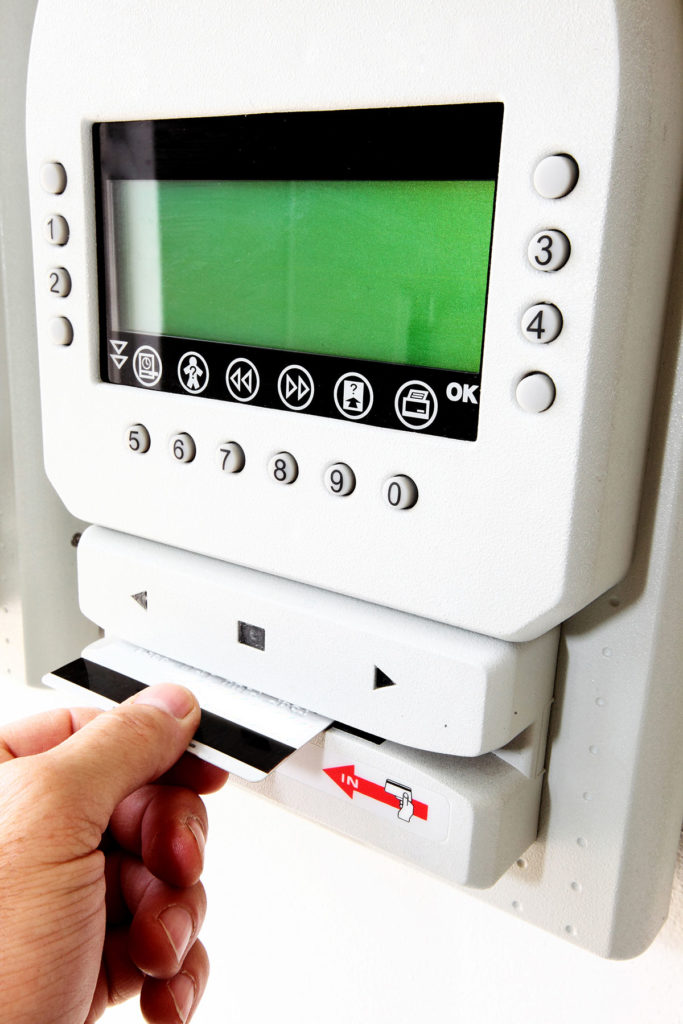 Lettore badge per controllo accessi